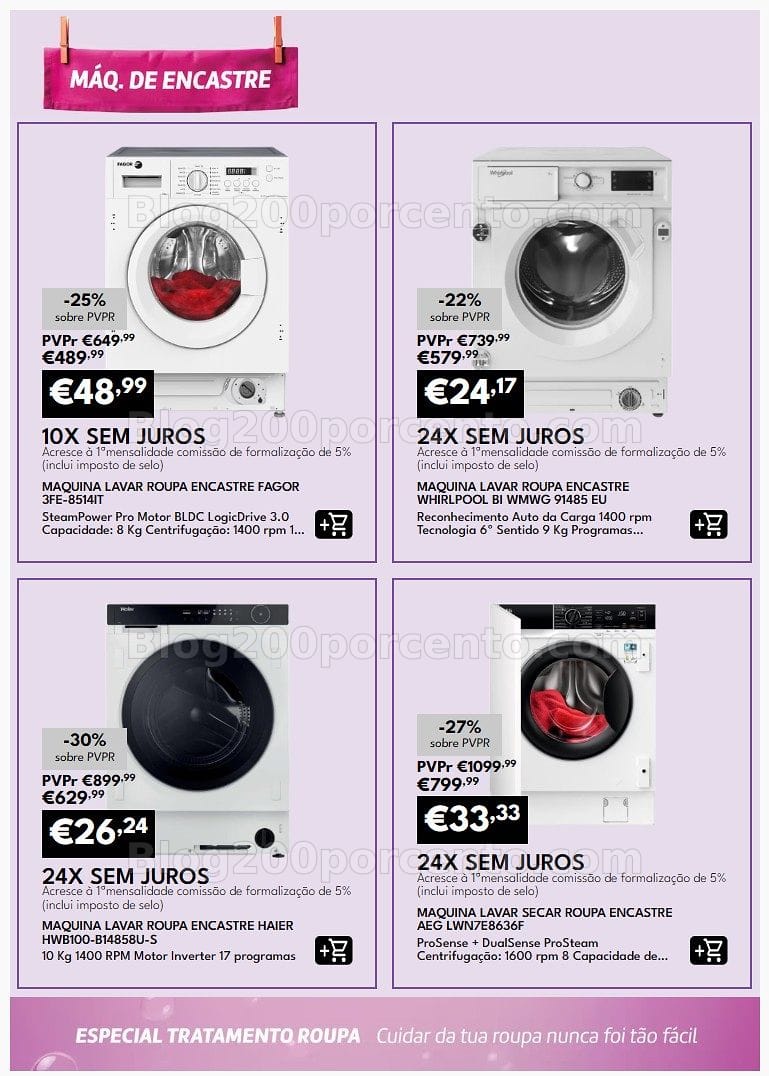 Antevisão Folheto RADIO POPULAR Especial Tratamento de Roupa Promoções até 21 outubro